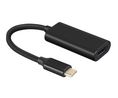 Adapter, USB-C Plug - HDMI Socket, 3840 x 2160, Black